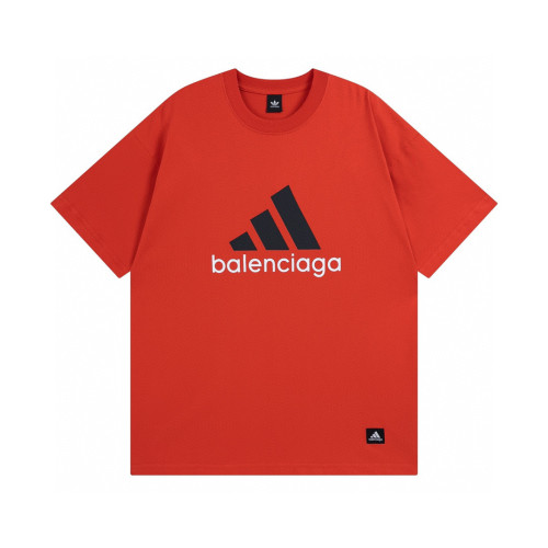 Balenciaga Adidas Round Neck Cotton Short Sleeve Solid Color T-shirt #nigo5684