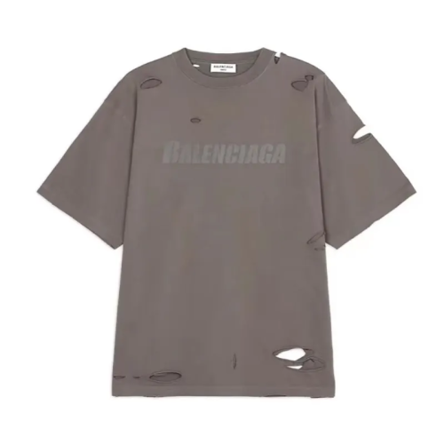 Balenciaga Cotton T-shirt With Short Sleeve Holes #nigo8499