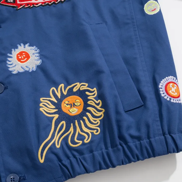 Louis Vuitton Sun Pattern Embroidered Belted Jacket #nigo94971