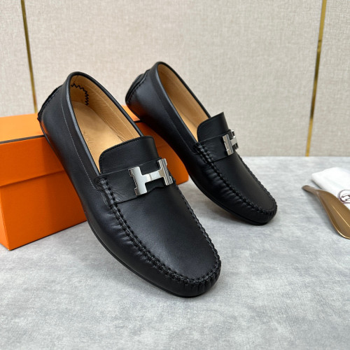 Hermes Flat Leather Fashionable Leather Shoes #nigo96373