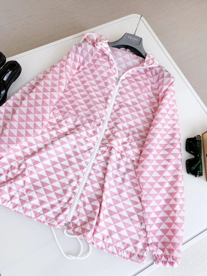 Prada Drawstring Jacket Two Color Shorts Ngvp #nigo5296