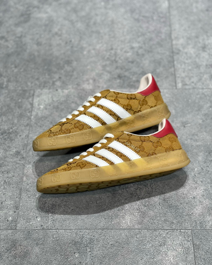GUCCI Men's and Women's Retro Flat Sneakers Shoes #nigo54691