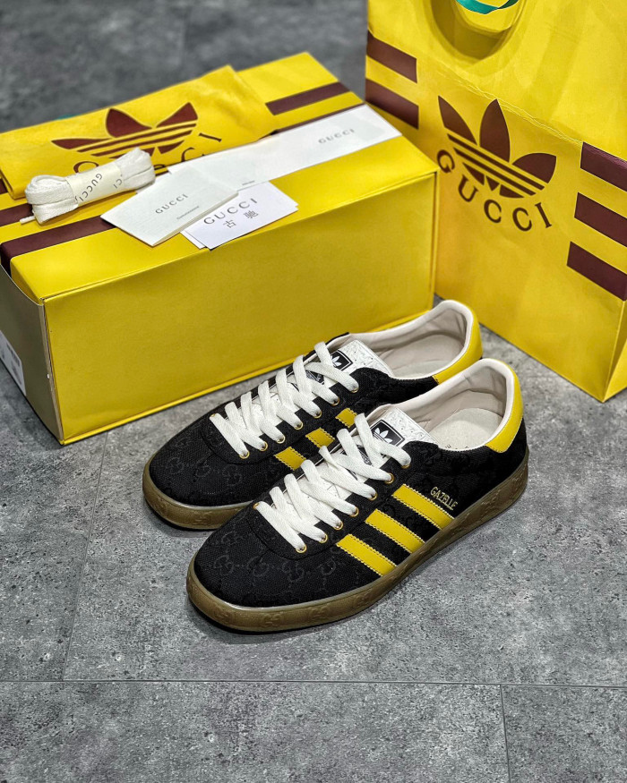 GUCCI Men's and Women's Retro Flat Sneakers Shoes #nigo54691
