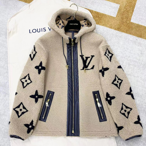 Louis Vuitton 100% Wool jacket leather coat Jacket #nigo59269