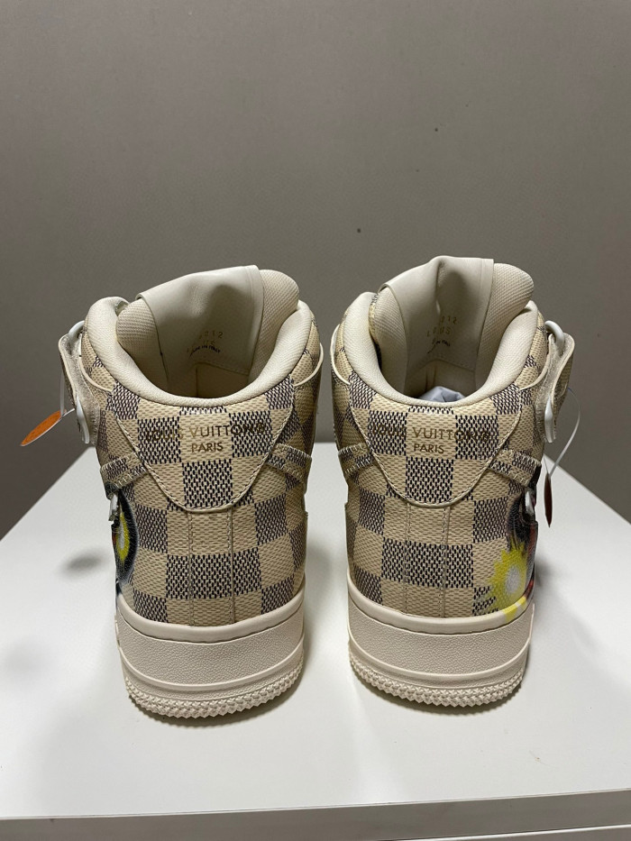 Louis Vuitton x Nike High-Top Sneakers shoes #nigo3483