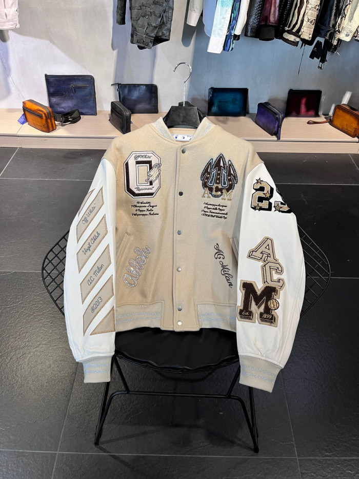 Louis Vuitton Leather And Woolen Patchwork Jacket #nigo5432