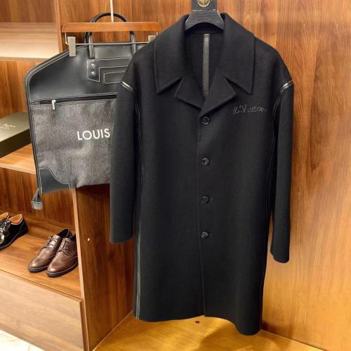 Louis Vuitton Long Single Breasted Long Sleeved Coat For Men And Women #nigo1481
