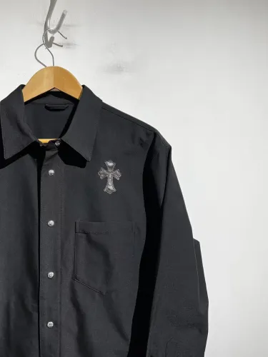 Chrome Hearts Buckle leather cross shirt jacket #nigo94242