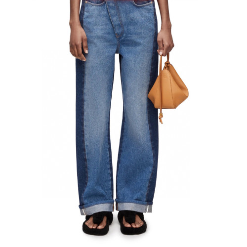 Loewe Deconstructed Jeans In Denim Ngvp #nigo6613