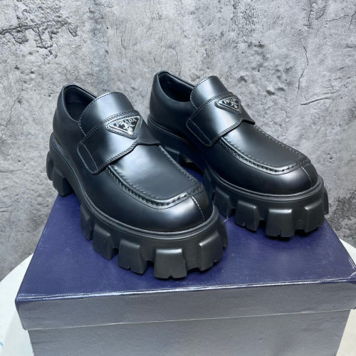 Prada  Monolith Men's Leather With Thick Shoes #nigo21838