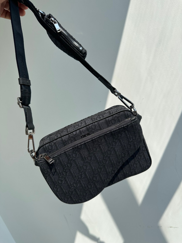 NIGO Dior Essentials Canvas Printed Diagonal Bag #nigo21844
