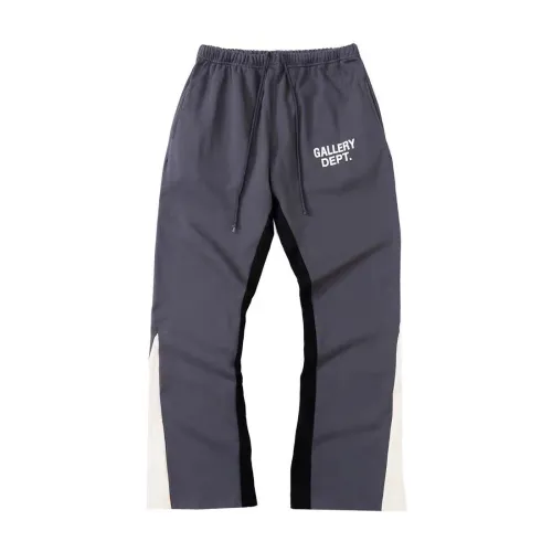 Gallery Dept Dark Grey Patchwork Cotton Drawstring Pants #nigo96556