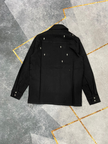 Chrome Hearts Black Loose Fitting Shirt Jacket #nigo21922