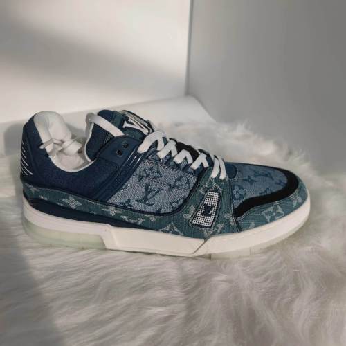LOUIS VUITTON Cowboy full print logo Sneakers Shoes EUR 42 TOP version No refunds or exchanges （12）