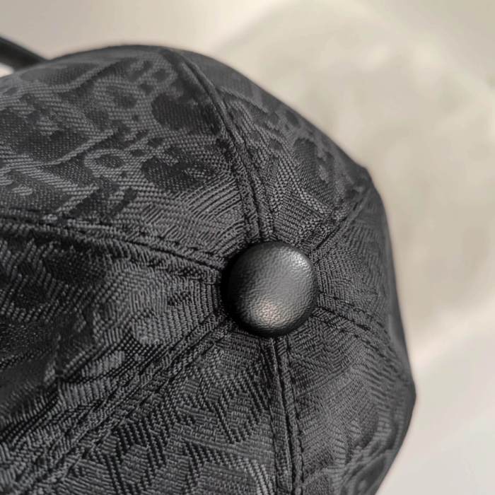 Dior Logo Printed Black Cap TOP version No refunds or exchanges（59）