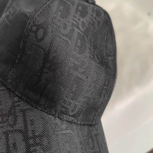 Dior Logo Printed Black Cap TOP version No refunds or exchanges（59）