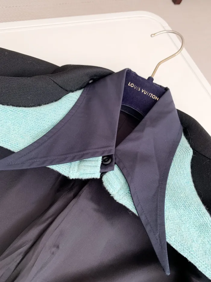 Prada Colorblocked Single Breasted Jacket Ngvp #nigo6726