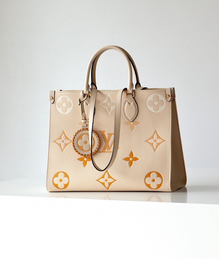 Louis Vuitton Onthego Large Capacity Leather Printed Portable Bag #nigo21986