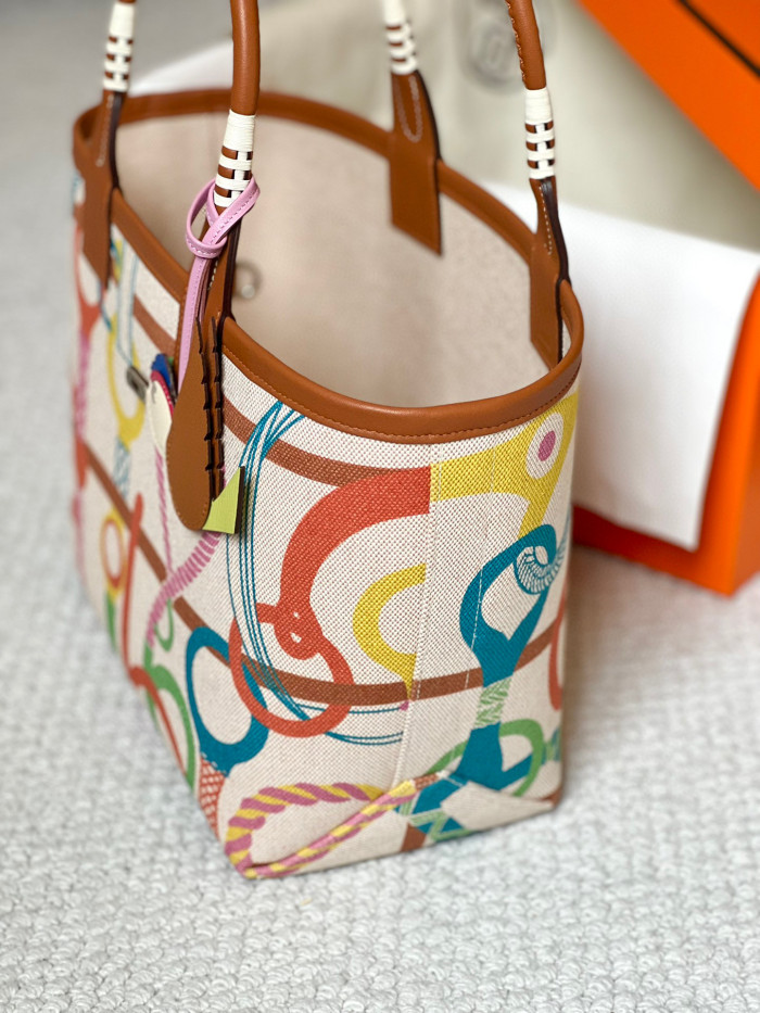 Hermes Large Capacity Portable Printed Bag #nigo21997