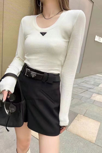 Prada Women's Solid Color Knit Top #nigo96734