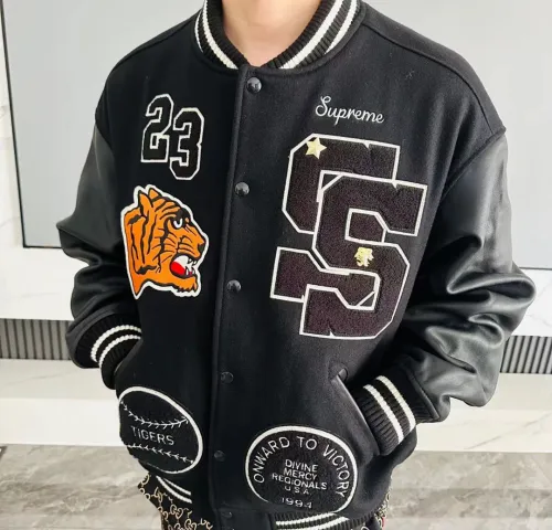 Louis Vuitton Tiger Head Embroidered Baseball Jacket #nigo96768