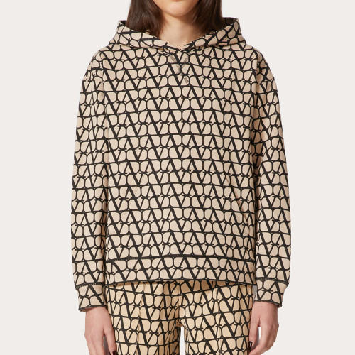 NIGO Valentino Women's Summer Toile Iconographe Jersey Sweatshirt Hooded Pullover #nigo97116