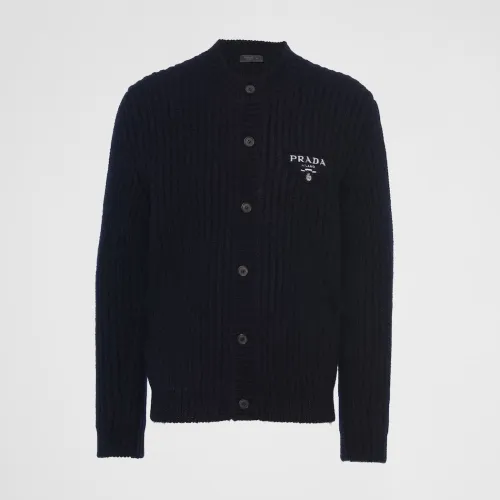 NIGO Prada Men's Summer Knit Keshkora Wool Cardigan Long Sleeve Shirt #nigo97157