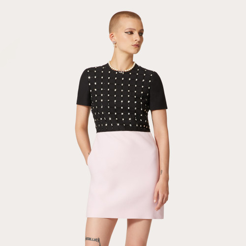NIGO Valentino Women's Spring And Autumn Plaid Rhinestone Colorblocking Fitted Short Embroidered Dresses Ngvp #nigo6955