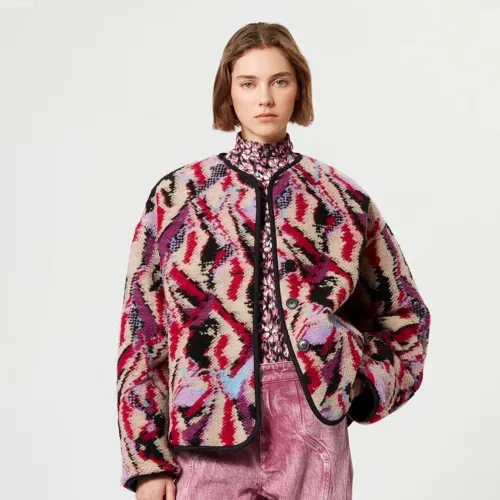 NIGO Isabel Marant Women Autumn And Winter Single-Breasted Double-Sided Woolen Short Long-Sleeved Loose Coat Ngvp #nigo7245