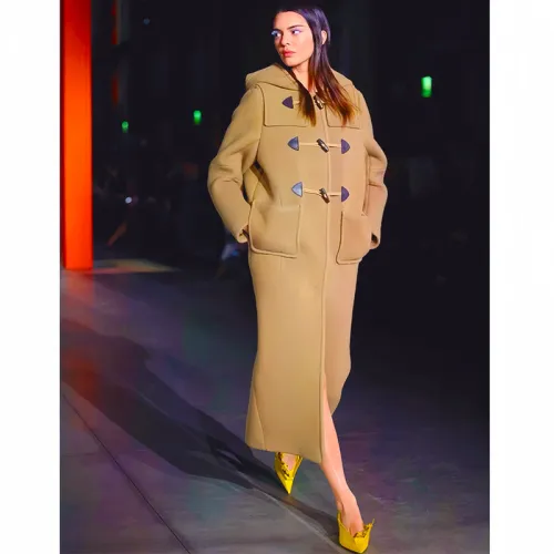 NIGO Prada Women's Autumn And Winter Slim Fit Long Sleeved Pocket Hooded Casual Button Wool Jacket Ngvp #nigo7295