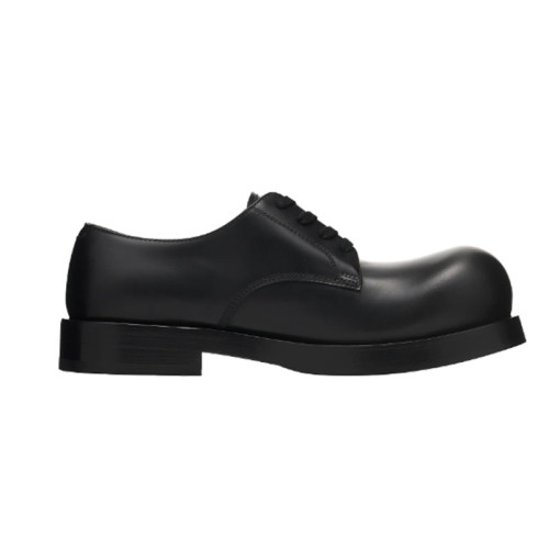 NIGO Bottega Veneta  Men's Spring And Autumn Fashion Cow Leather Lace Up Low Top Casual Shoes Black Leather Shoes Ngvp #nigo7318