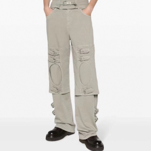 NIGO Blumarine Women's Spring And Summer Solid Color Fashion High Street Y2k Ring Button Old Loose Denim Pants Ngvp #nigo7576