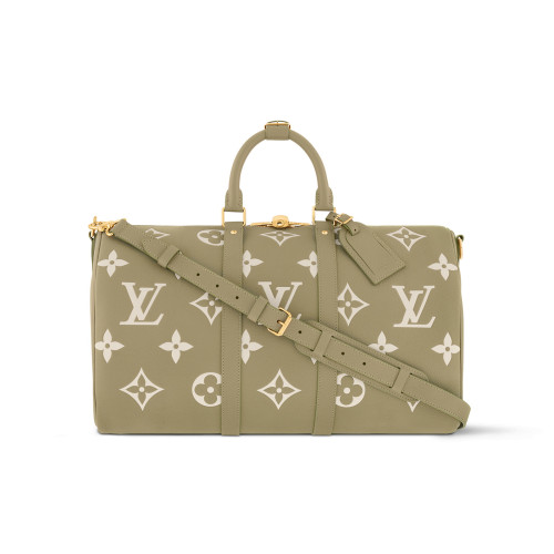 NIGO Louis Vuitton Keepall Bandoulière 45 Brown Leather Tote Travel Bag Bags #nigo97894