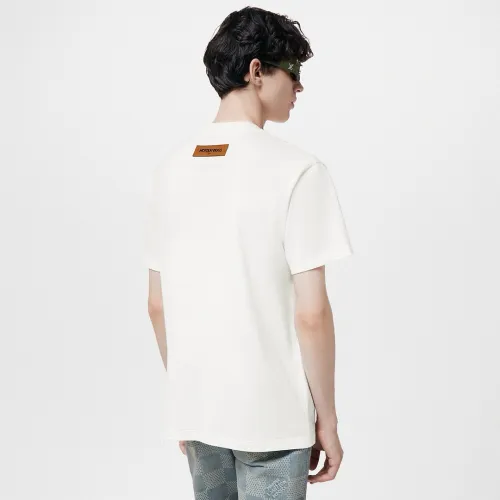 NIGO Louis Vuitton Men's Summer Year of the Dragon Printed Round Neck Cotton White Short Sleeve T-Shirt #nigo97991