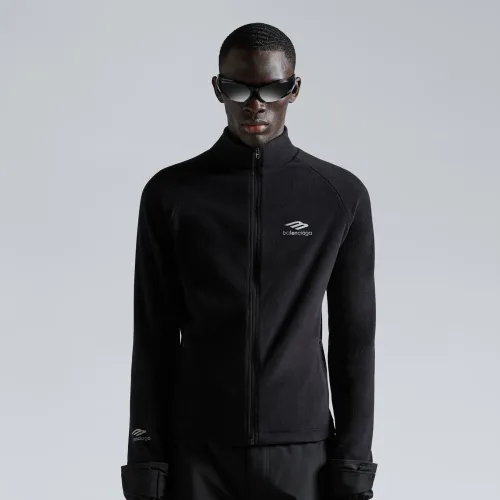 NIGO Balenciaga Men's Skiwear 3B SPORTS ICON Solid Color Standing Collar Zipper Long Sleeve Jacket#nigo98272