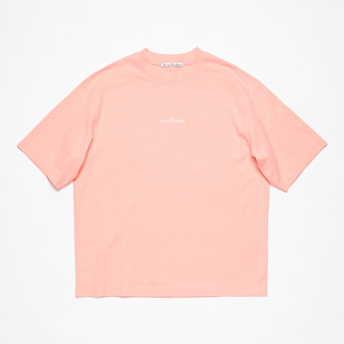 NIGO Acne Studios Men's Summer Solid Color Round Neck Pullover Loose Plain Knit Drop Shoulder Letter Short Sleeve T-Shirt #nigo98369