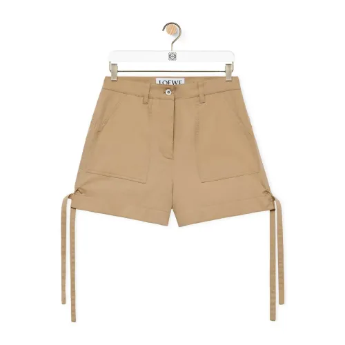 NIGO Loewe Women's Summer Khaki Mid Waist Straight Cotton Casual Shorts Pants #nigo98389