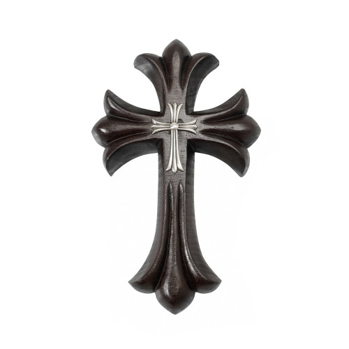 NIGO Chrome Hearts Log Cross 925 Silver Home Living Room Decorative Ornaments Hanging Jewelry #nigo98615