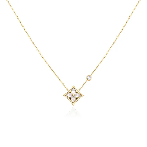 NIGO Louis Vuitton LV Color Blossom BB Floral Pendant Collarbone Chain Necklace Jewelry #nigo98659