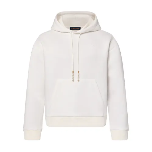 NIGO Louis Vuitton Men's Spring and Autumn White Logo Letter Embroidery Long Sleeve Hooded Sweatshirt Pullover #nigo98836