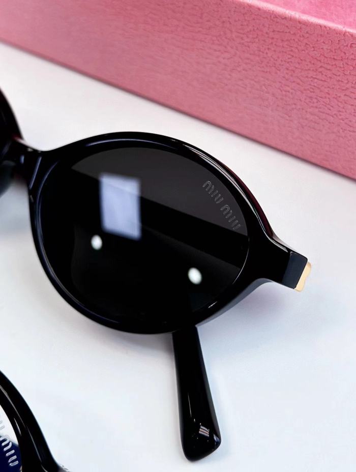MiuMiu Women's Thin Frame Logo Decorative Acetate Irregular Shape Sunglasses Optical Frame Eyeglasses Glassess #nigo98845