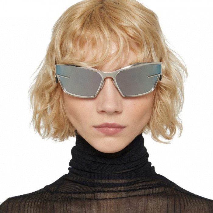 NIGO Givenchy Men Women Fashion Trend Cool Sunscreen Sunglasses High Street Metal Frame Tinted Sunglasses Nvgp #nigo8125