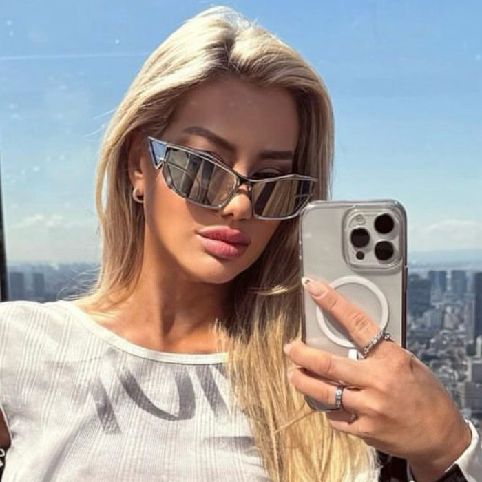 NIGO Givenchy Men Women Fashion Trend Cool Sunscreen Sunglasses High Street Metal Frame Tinted Sunglasses Nvgp #nigo8125
