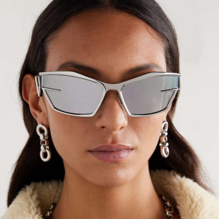 NIGO Givenchy Men Women Fashion Trend Cool Sunscreen Sunglasses High Street Metal Frame Tinted Sunglasses Nvgp #nigo8125
