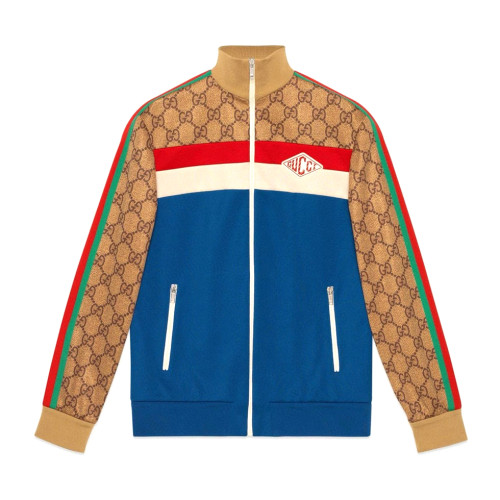NIGO Gucci Women's Autumn and Winter Clashing Color Splicing Zipper Plain Knit Jacket #nigo98975
