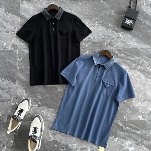 NIGO Bottega Veneta Men's Spring And Summer Solid Color Leather Woven Casual Temperament Polo Shirt Cotton Short-sleeved T-shirt Ngvp #nigo8196