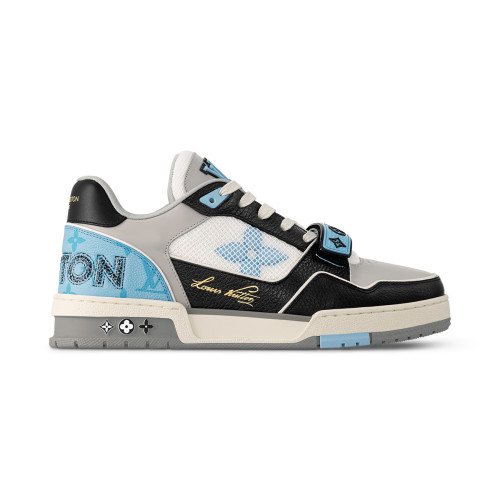 NIGO Louis Vuitton Men's LV Trainer Sneaker Fw24 Velcro Low Top Shoes #nigo99128
