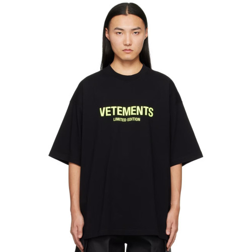 NIGO Vetements Men's and Women's Summer Letter Logo Printed Solid Colour Drop Shoulder Short Sleeve T-Shirt #nigo99272