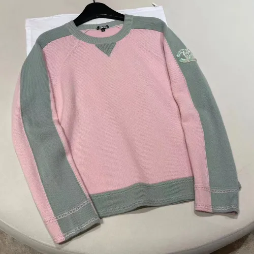 NIGO Chanel Chanel Women's Autumn and Winter Clashing Colour Splicing Round Neck Cashmere Long Sleeve Knitted Sweater Pullover #nigo99389