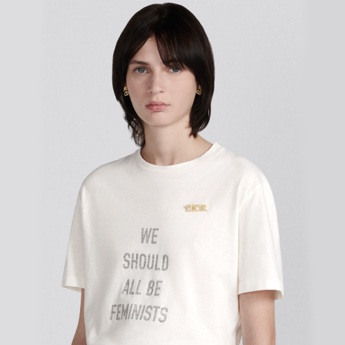NIGO Dior Women's Spring/summer Fashion And Temperament Solid Color Black And White Letter Printed T-shirt Casual Short Sleeved Top Ngvp #nigo8318